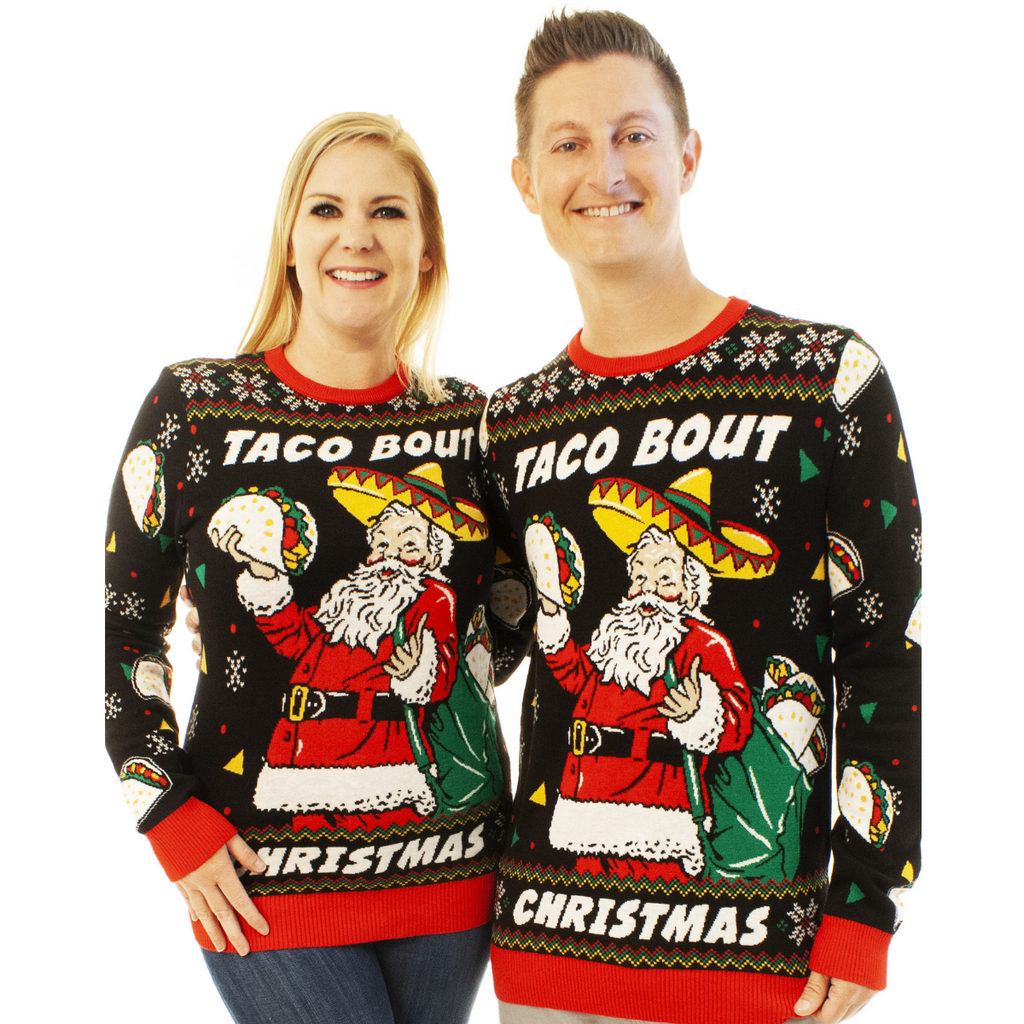 Taco Bout Christmas | For Men & Women | Unisex Sizing Ugly Christmas Sweater - Holiday Gift product image