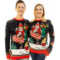 Skateboard Santa | For Men & Women | Unisex Sizing Ugly Christmas Sweater - Holiday Gift product image