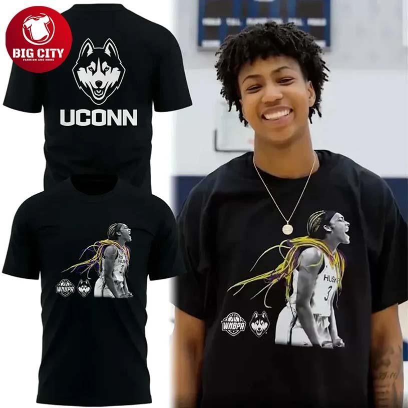 UConn Huskies Aaliyah Edwards Two Sided - Adult & Kids T-Shirts, Sweatshirts & Hoodies apparel design preview 1