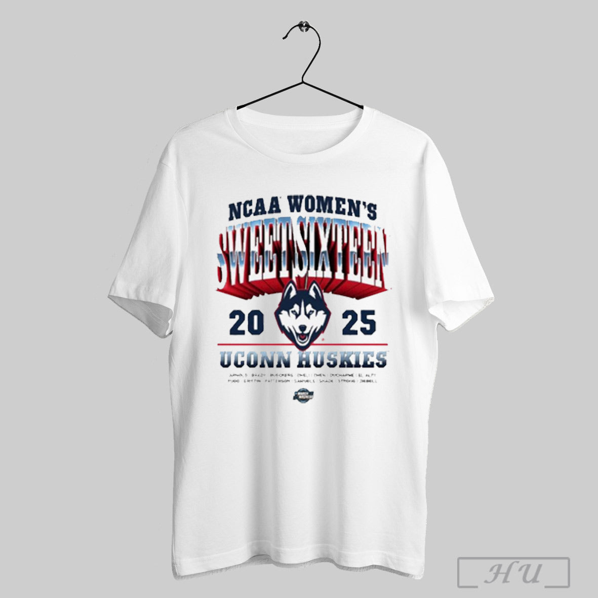 Uconn Huskies Ncaa Womens Sweet Sixteen Streetwear - Adult & Kids T-Shirts, Sweatshirts & Hoodies apparel design preview 1