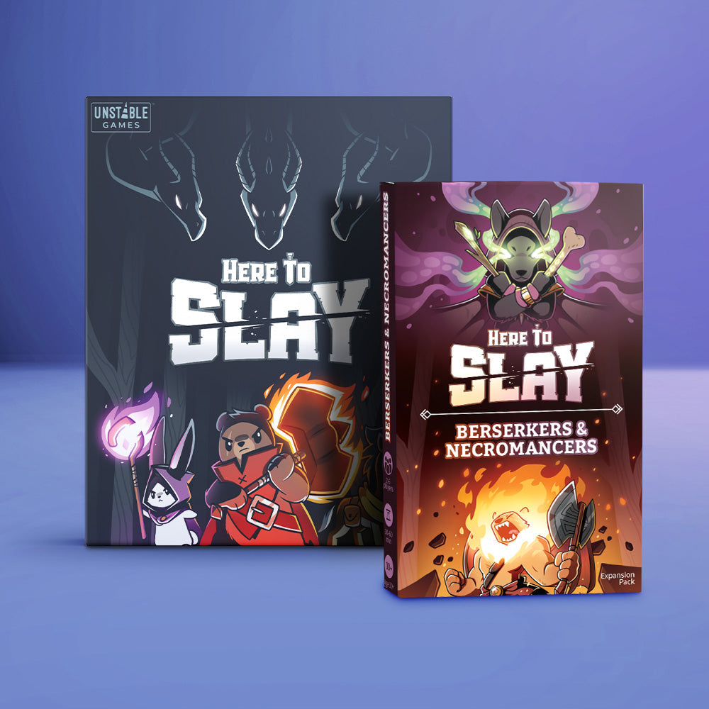 Here to Slay: Base Game Berserkers Necromancers - Adult & Kids T-Shirts, Sweatshirts & Hoodies apparel design preview 1