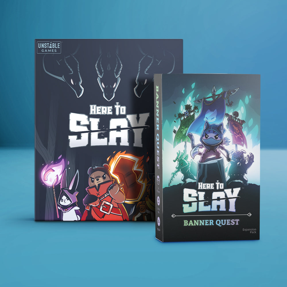 Here to Slay: Base Game Banner Quest Expansion Bundle - Adult & Kids T-Shirts, Sweatshirts & Hoodies apparel design preview 1