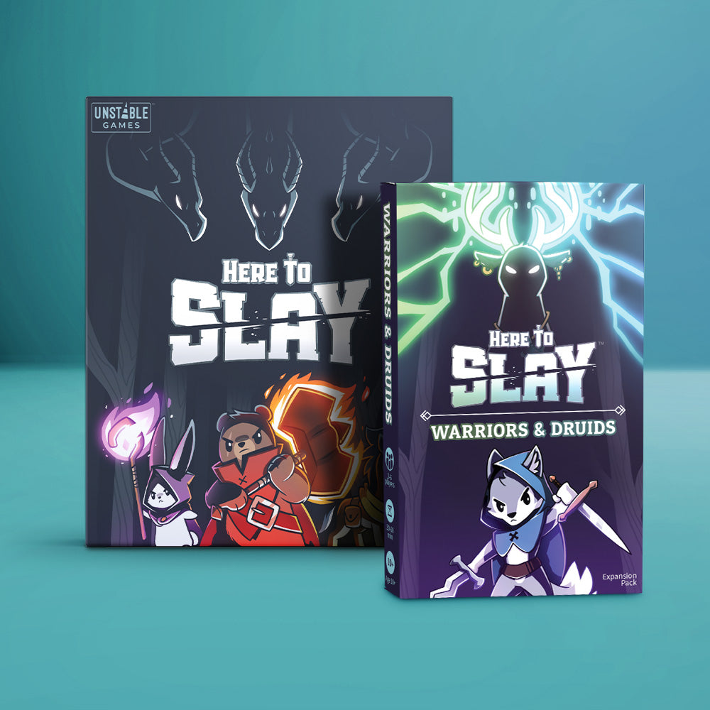 Here to Slay: Base Game Warriors Druids Expansion - Adult & Kids T-Shirts, Sweatshirts & Hoodies apparel design preview 1