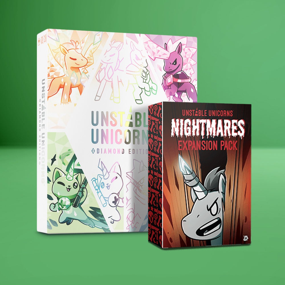 Unstable Unicorns: Diamond Edition: Base Game - Adult & Kids T-Shirts, Sweatshirts & Hoodies apparel design preview 1