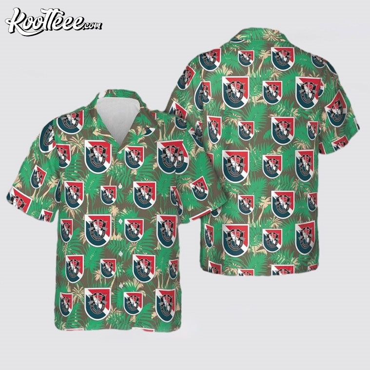 US Army 11th Special Forces Group SFG Hawaiian - Adult & Kids T-Shirts, Sweatshirts & Hoodies apparel design preview 1