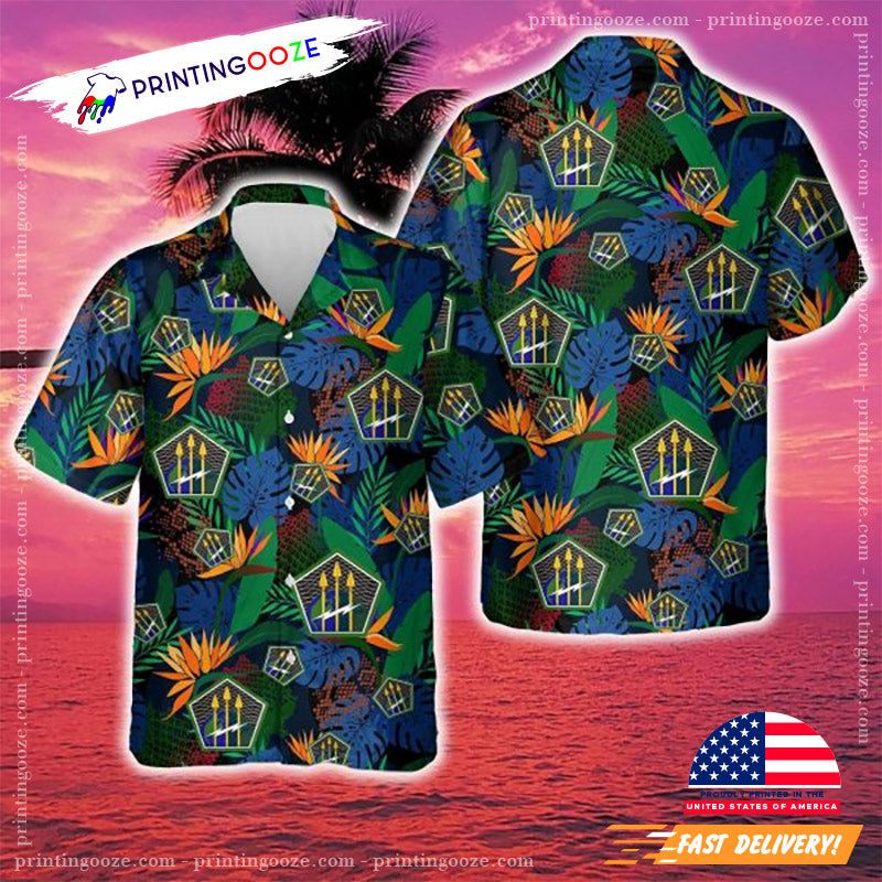 US Army Cyber Command ARCYBER Hawaiian - Adult & Kids T-Shirts, Sweatshirts & Hoodies apparel design preview 1