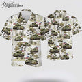 US Army Tank American Flag Pattern Hawaiian - Adult & Kids T-Shirts, Sweatshirts & Hoodies apparel design preview 1
