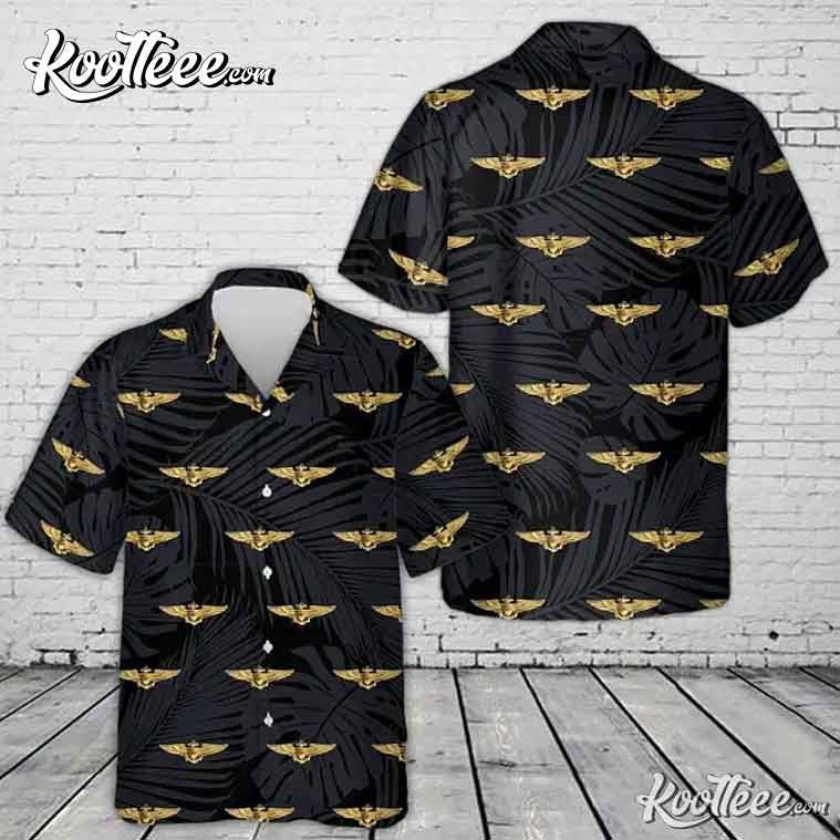 US Navy Aviator Badge Hawaiian - Adult & Kids T-Shirts, Sweatshirts & Hoodies apparel design preview 1