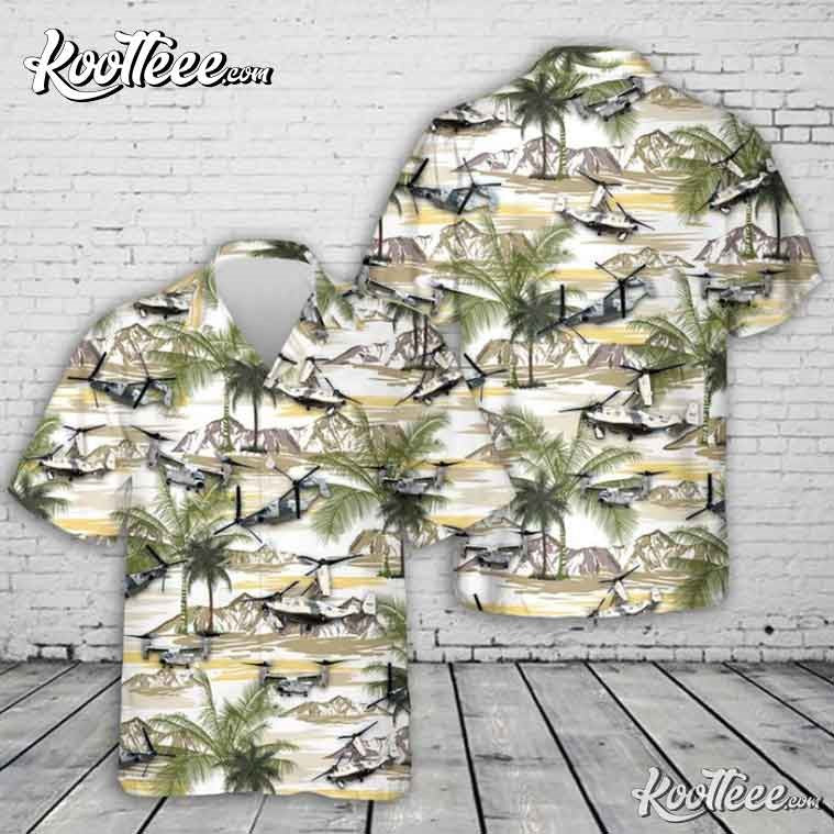 US Navy CMV-22B Osprey Hawaiian - Adult & Kids T-Shirts, Sweatshirts & Hoodies apparel design preview 1