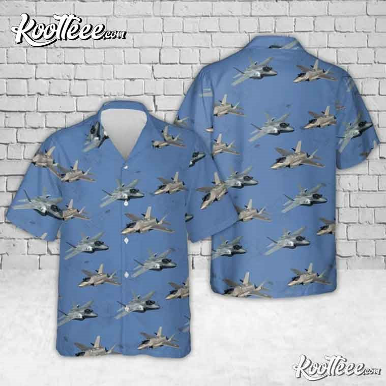 US Navy F-35 Lightning II Hawaiian - Adult & Kids T-Shirts, Sweatshirts & Hoodies apparel design preview 1