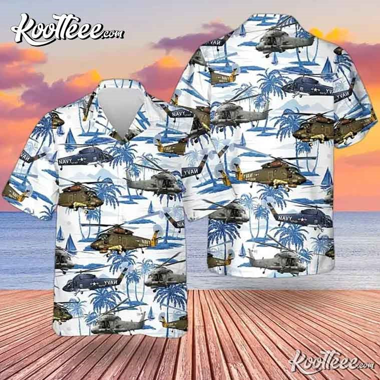 US Navy Kaman Seasprite Tropical Hawaiian - Adult & Kids T-Shirts, Sweatshirts & Hoodies apparel design preview 1