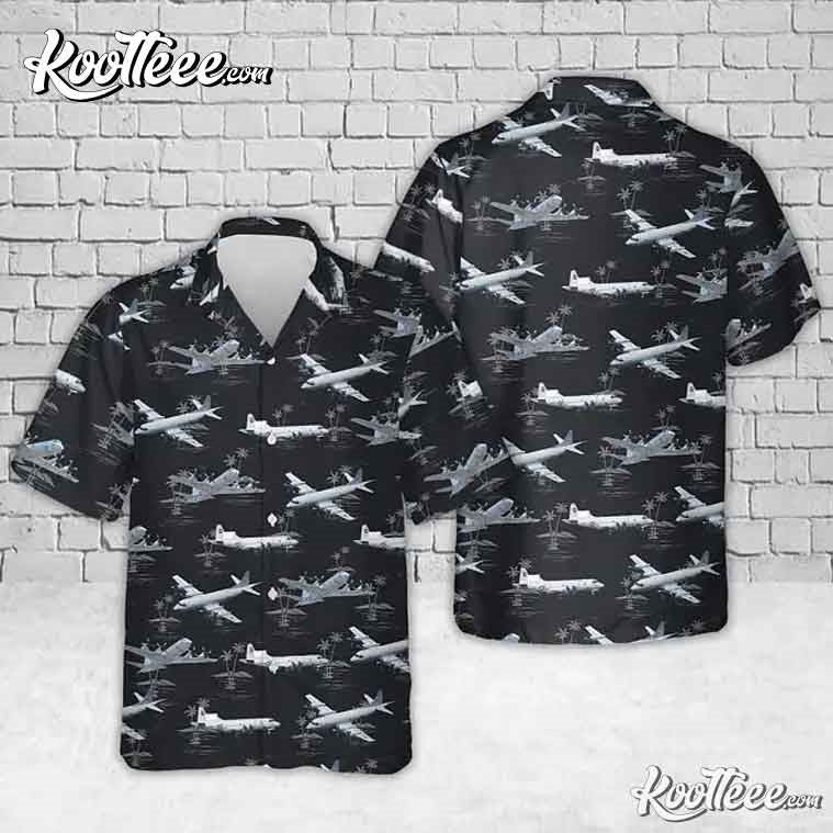 US Navy Lockheed P-3 Orion Hawaiian - Adult & Kids T-Shirts, Sweatshirts & Hoodies apparel design preview 1