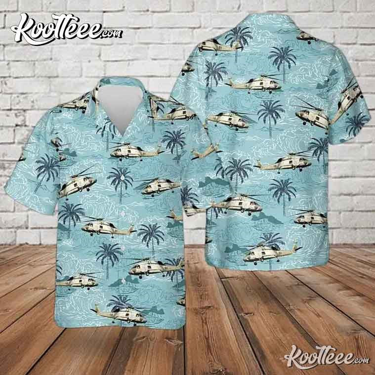US Navy Sikorsky Seahawk Tropical Hawaiian - Adult & Kids T-Shirts, Sweatshirts & Hoodies apparel design preview 1