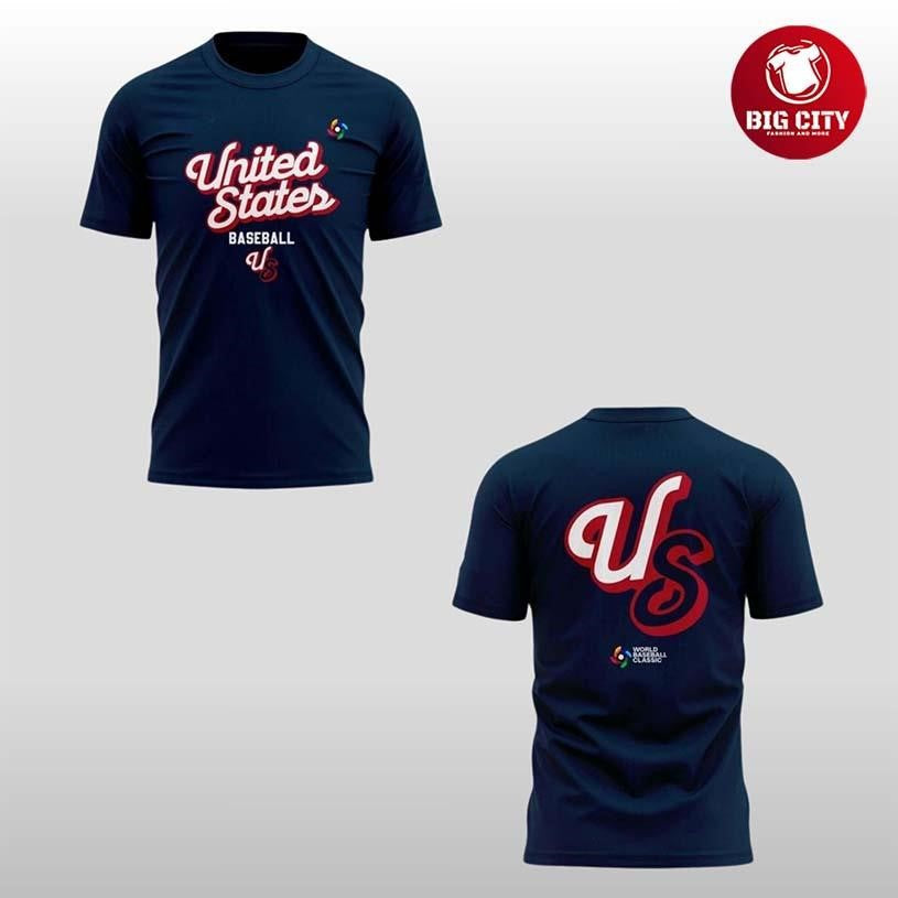 USA Baseball Team 2026 World Classic Two Sided - Adult & Kids T-Shirts, Sweatshirts & Hoodies apparel design preview 1