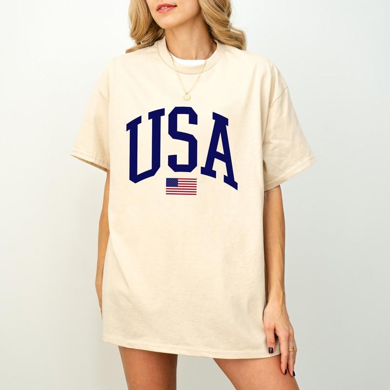 USA Flag 4 July 4of Independent Day Retro Pary - Adult & Kids T-Shirts, Sweatshirts & Hoodies apparel design preview 1