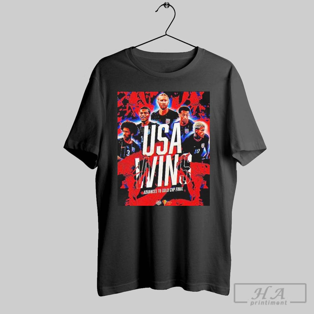 Usmnt Us Soccer Mens National Team Advance To 2025 - Adult & Kids T-Shirts, Sweatshirts & Hoodies apparel design preview 1