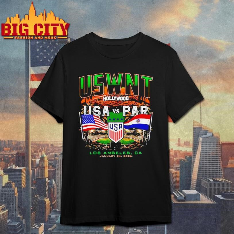 USWNT Vs Paraguay 2026 Hollywood UFC - Adult & Kids T-Shirts, Sweatshirts & Hoodies apparel design preview 1