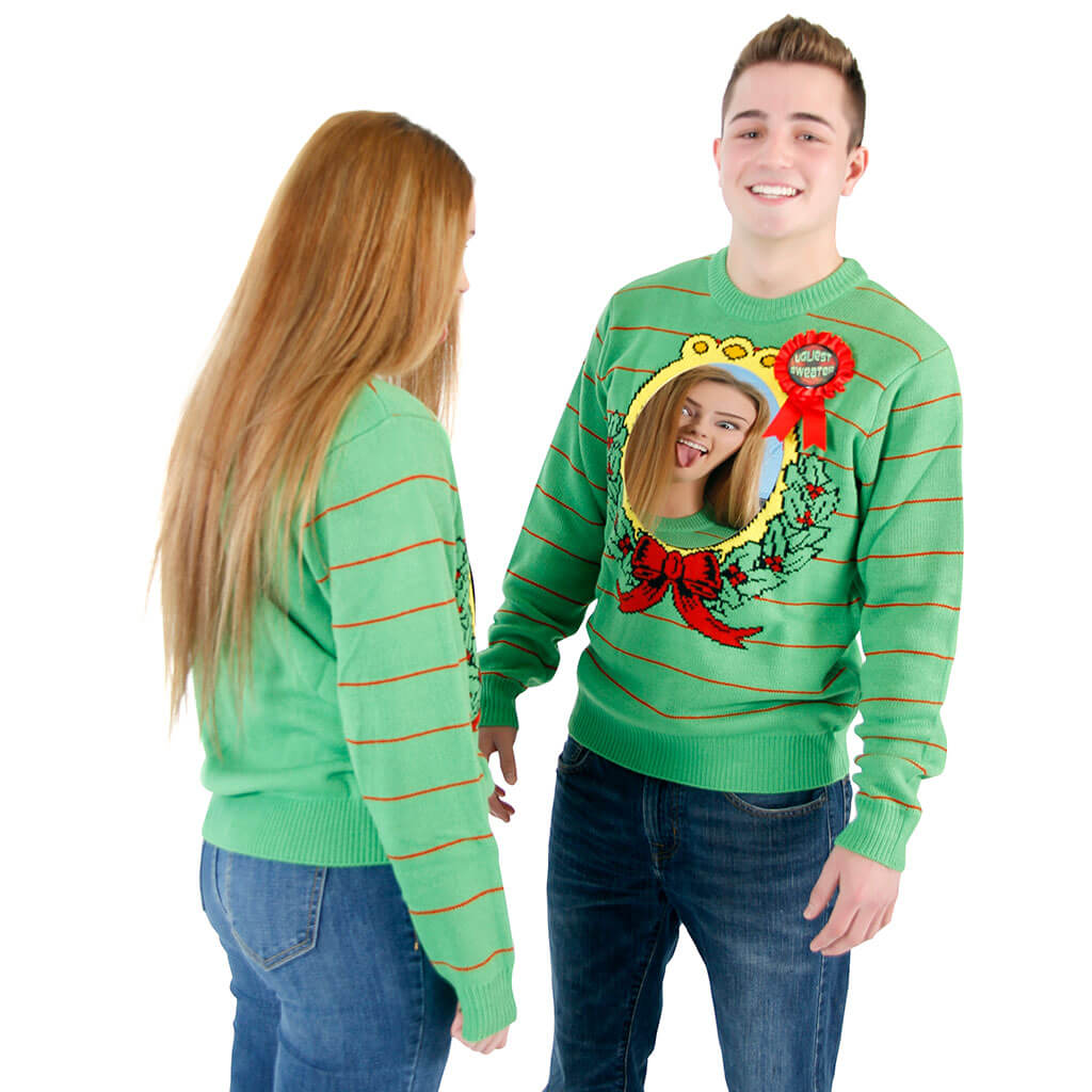 Women's Ugliest Award Humorous (with Mirror) Ugly Christmas Sweater - Holiday Gift product image