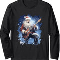 Ugly Santa Claus Playing Guitar - Adult & Kids T-Shirts, Sweatshirts & Hoodies apparel design preview 1