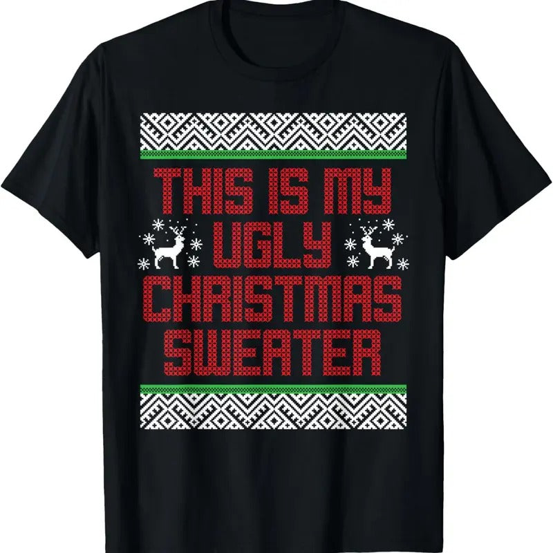 Ugly Funny Xmas - Adult & Kids T-Shirts, Sweatshirts & Hoodies apparel design preview 1