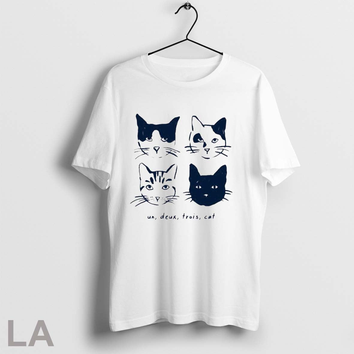 Un Deux Trois Cat - Adult & Kids T-Shirts, Sweatshirts & Hoodies apparel design preview 1