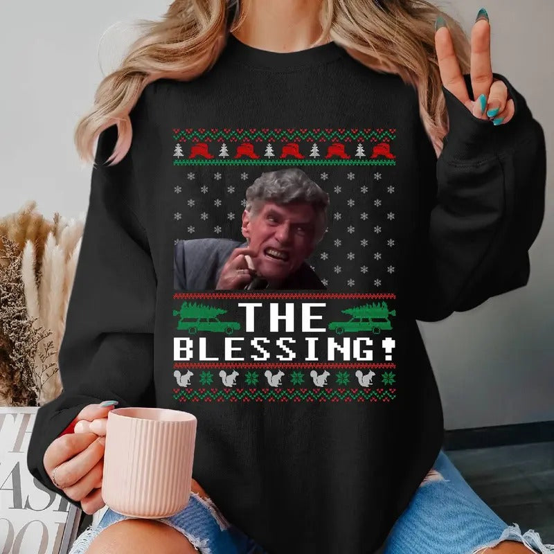 Uncle Lewis Blessing Ugly National Lampoon'S Vacation - Adult & Kids T-Shirts, Sweatshirts & Hoodies apparel design preview 1
