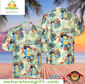 Bluey Dad Hawaiian Uncle Rad Summer Aloha - Adult & Kids T-Shirts, Sweatshirts & Hoodies apparel design preview 1
