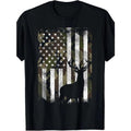 Unique Camouflage American Flag Deer Elk Stag Short - Adult & Kids T-Shirts, Sweatshirts & Hoodies apparel design preview 1