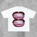 Lip Print Street Cotton - Adult & Kids T-Shirts, Sweatshirts & Hoodies apparel design preview 1