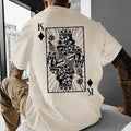 Playing Card Print Round Neck Summer Outfits 2024 - Adult & Kids T-Shirts, Sweatshirts & Hoodies apparel design preview 1
