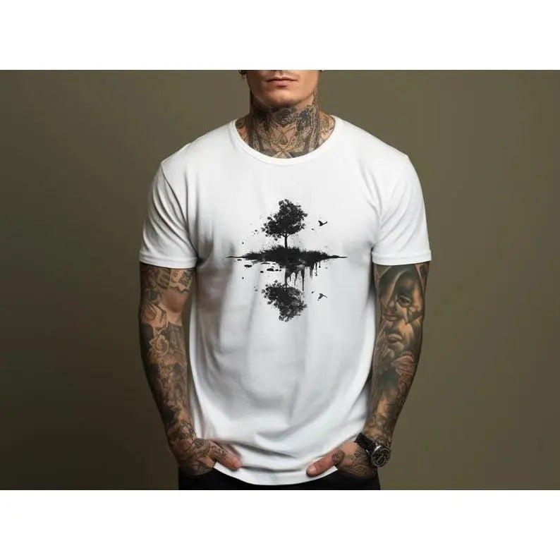 Tree Nature Green Bird Made USA - Adult & Kids T-Shirts, Sweatshirts & Hoodies apparel design preview 1