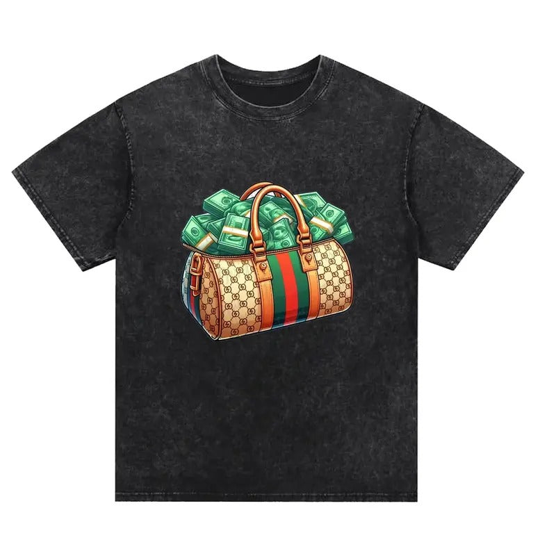 Vintage Wash Pattern Cartoon Prints Loose Casual - Adult & Kids T-Shirts, Sweatshirts & Hoodies apparel design preview 1