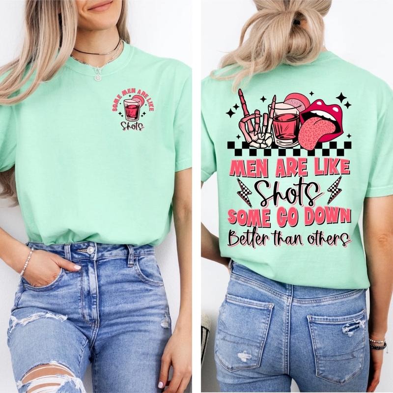 Comfort Colors Funny Sarcastic Are Like Shots Short - Adult & Kids T-Shirts, Sweatshirts & Hoodies apparel design preview 1