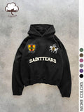 'S "SAINTTEARS" Print Regular Washed Cotton Vintage - Adult & Kids T-Shirts, Sweatshirts & Hoodies apparel design preview 1