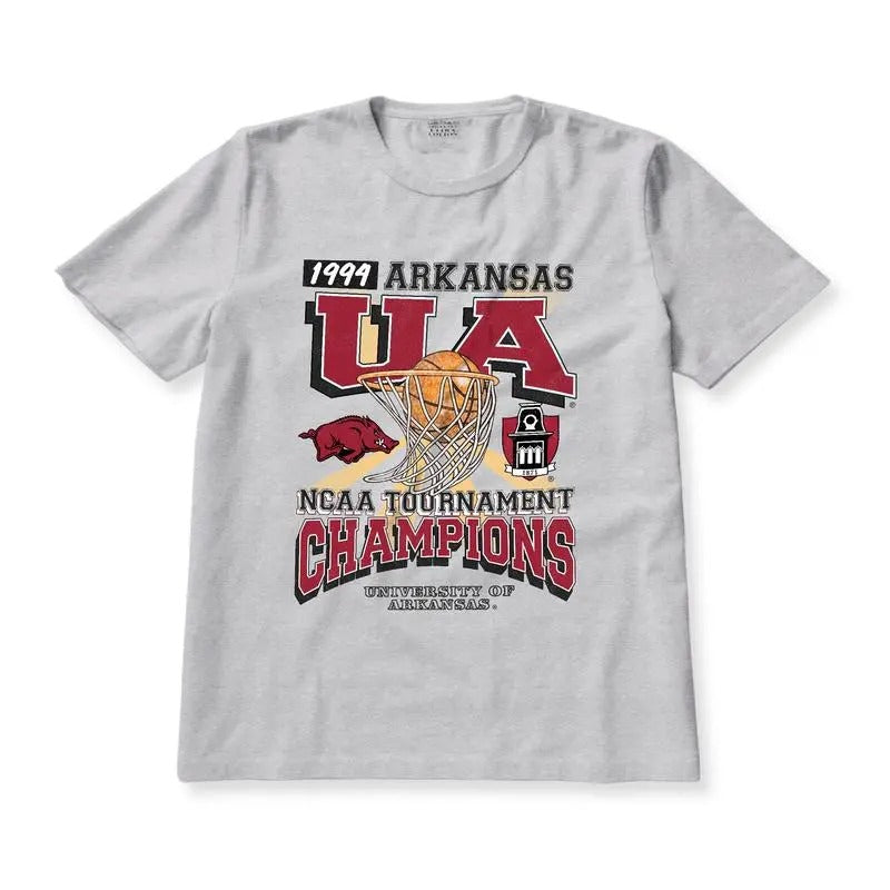 University Arkansas Tournament Champs NCAA Vintage - Adult & Kids T-Shirts, Sweatshirts & Hoodies apparel design preview 1