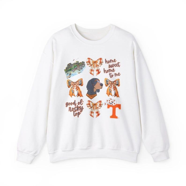 University Tennessee Vols Game Day Fan Gear Coquette - Adult & Kids T-Shirts, Sweatshirts & Hoodies apparel design preview 1