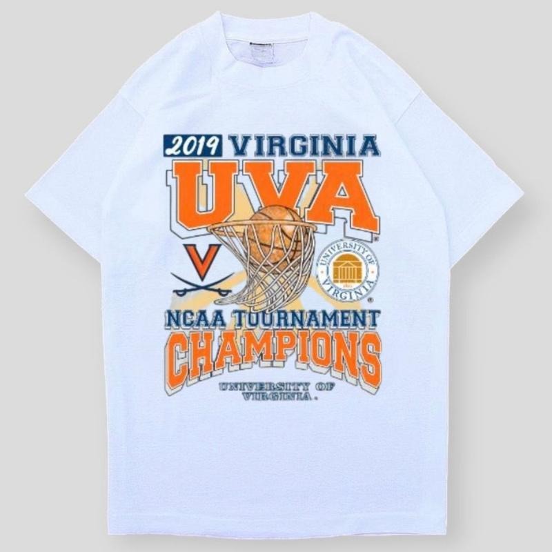 University Virginia UVA Tournamen 2019 Champs NCAA - Adult & Kids T-Shirts, Sweatshirts & Hoodies apparel design preview 1