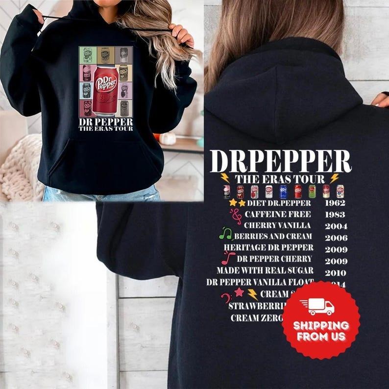[Up 5XL] Dr Pepper Era Vintage Soda Classic Lover - Adult & Kids T-Shirts, Sweatshirts & Hoodies apparel design preview 1