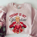 [Up 5XL] Trump Is My Valentine Red Suit Supporter - Adult & Kids T-Shirts, Sweatshirts & Hoodies apparel design preview 1