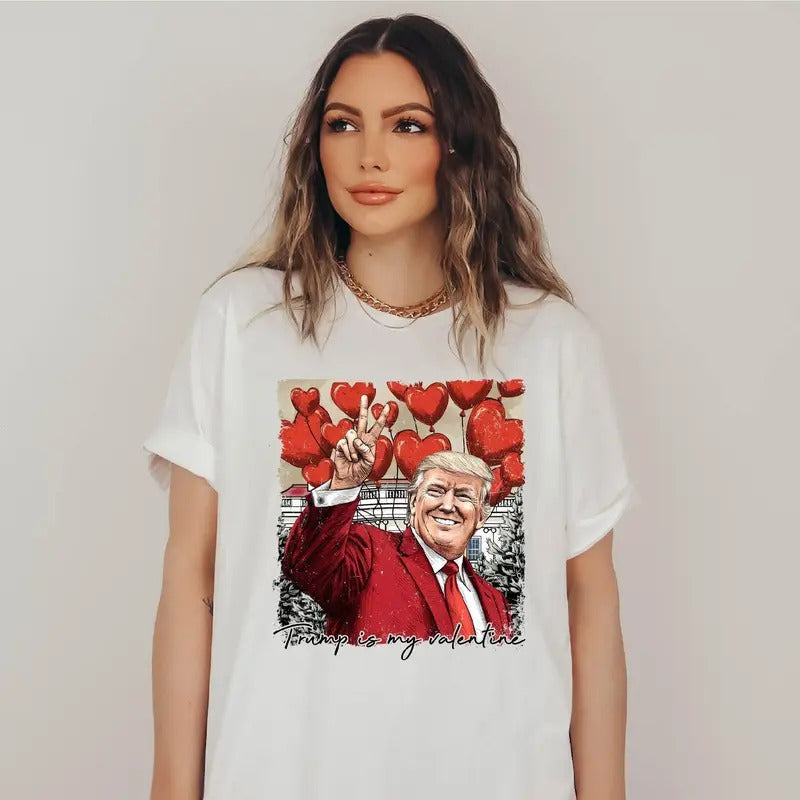 [Up 5XL] Trump Valentine Lover Is My - Adult & Kids T-Shirts, Sweatshirts & Hoodies apparel design preview 1