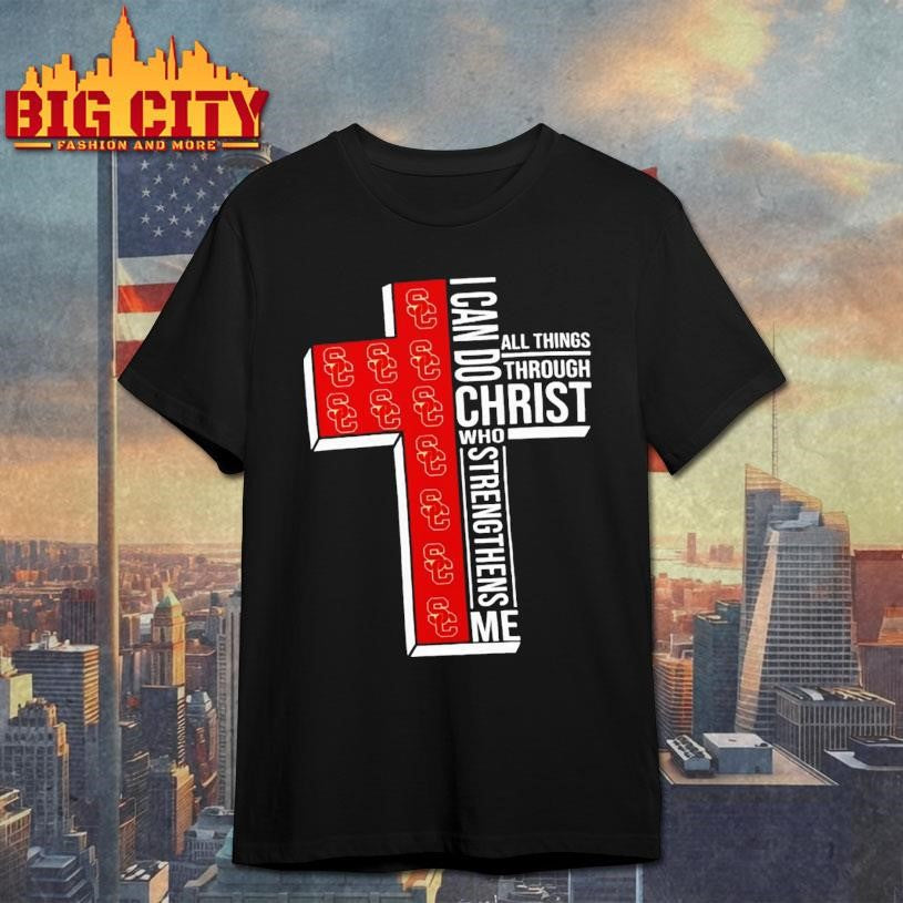 Usc Trojans Ncaa I Can Do All Things Through Christ - Adult & Kids T-Shirts, Sweatshirts & Hoodies apparel design preview 1