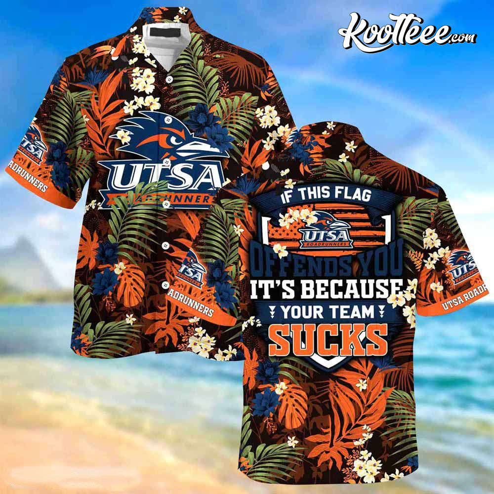 Utsa Roadrunners Summer Beach Hawaiian - Adult & Kids T-Shirts, Sweatshirts & Hoodies apparel design preview 1