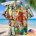 Vintage Chess Hawaiian Gift For Dad Who Love - Adult & Kids T-Shirts, Sweatshirts & Hoodies apparel design preview 1