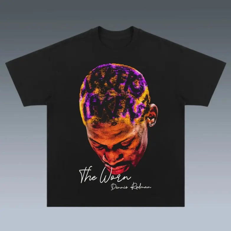 VINTAGE DENNIS RODMAN Top Womenswear Underwear - Adult & Kids T-Shirts, Sweatshirts & Hoodies apparel design preview 1