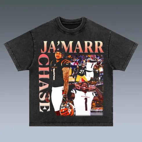 VINTAGE JA'MARR CHASE - Adult & Kids T-Shirts, Sweatshirts & Hoodies apparel design preview 1