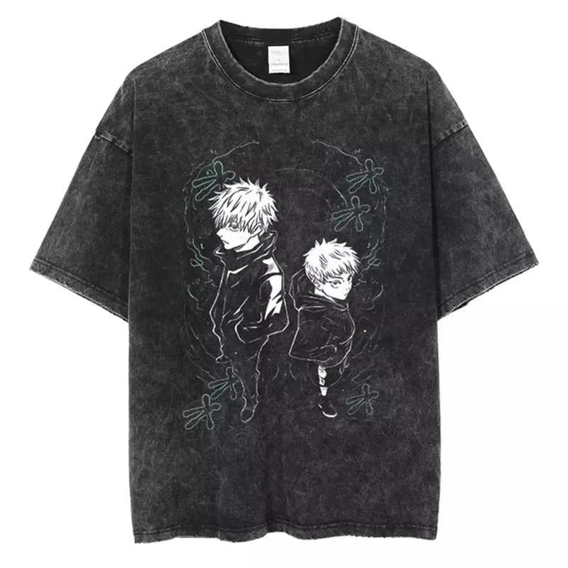 VINTAGE Washed Jujutsu Kaisen Satoru Gojo Short - Adult & Kids T-Shirts, Sweatshirts & Hoodies apparel design preview 1