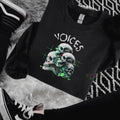 'VOICES' Punk Alt Grunge Goth Skeleton Casual Skull - Adult & Kids T-Shirts, Sweatshirts & Hoodies apparel design preview 1