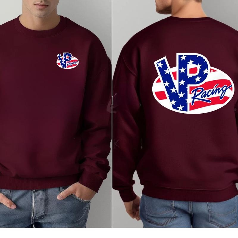 VP Racing American Flag Logo Bold Patriotic Fans All - Adult & Kids T-Shirts, Sweatshirts & Hoodies apparel design preview 1