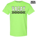 Vacay Varsity Checkered Gildan Short Sleeve 'NLB' - Adult & Kids T-Shirts, Sweatshirts & Hoodies apparel design preview 1