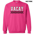 Vacay Varsity Checkered 'NLB' - Adult & Kids T-Shirts, Sweatshirts & Hoodies apparel design preview 1